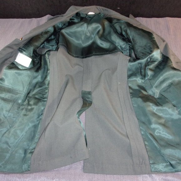 DLA U.S. ARMY DRESS GREEN CLASS A JACKET UNIFORM TROPICAL AG-344 35R EC 1156 - Picture 11 of 12
